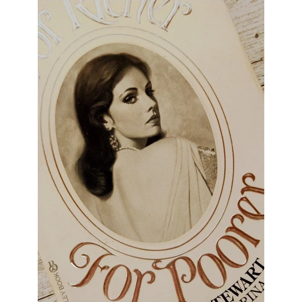 For Richer‎ for Poorer Edward Stewart 1983 Berkley Vintage 80s Romance Paperback